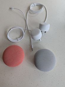 1st gen Google nest mini x2