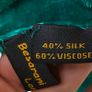 Vintage Besarani London Silk Blend Devore Velvet Burnout Scarf Evening Shawl Image 4