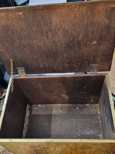 Brass Coal Box