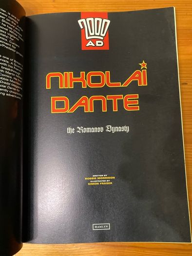 Graphic novel:'2000 AD Nikolai Dante the Romanov Dynasty'