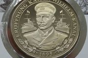 Kaiser Wilhelm coin-medal stamp cover