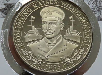 Kaiser Wilhelm coin-medal stamp cover