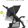 Shopper Neo II, Caviar/Silver - Lightweight Pushchair with Snack Tray, Cup Holder & Raincover, Compact & One Hand Folding, Fully Reclining from Birth up to 22 kg Image 2