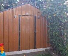 Stainless Steel Garden Shed