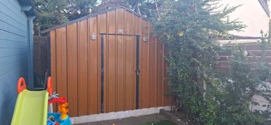 Stainless Steel Garden Shed