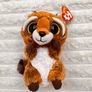 Ty Beanie Boos Rusty the Raccoon TySilk Beanie Soft Plush approx. 15 cm. Used Please see photos Image 2