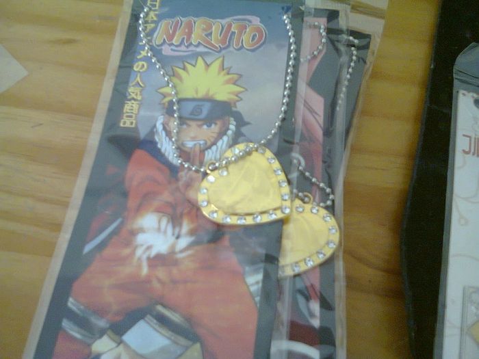 naruto necklace keyring x3