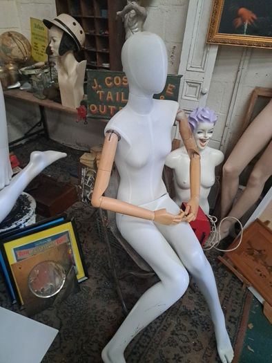 Female Sitting Mannequin