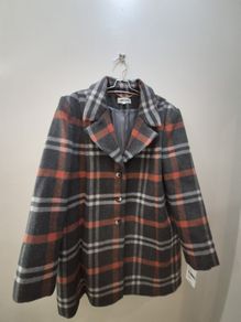 Ladies Gerard Tartan Coat Sz 22 New With Tagsf1