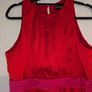 Stunning red with pink maxi dress from Little Mistress Image 3