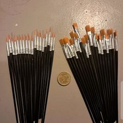 36 Acrylic/Watercolour Brushes