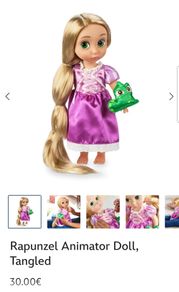 Disney Store Rapunzel Animator Doll Boxed