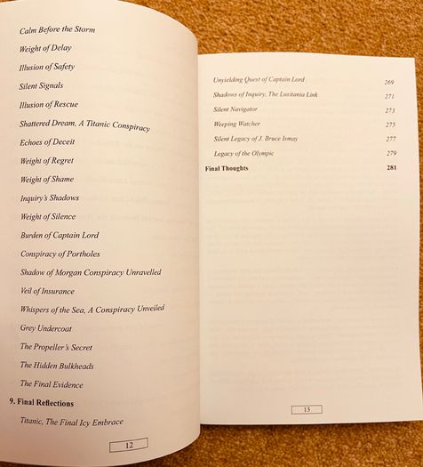 Titanic Conspiracy Beneath the Waves Book