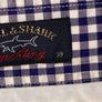 Paul & Shark Mens Blue/Navy/White Check Long Sleeve Shirt Size Medium/39 Image 5