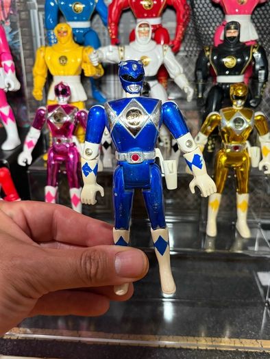 1995 Power rangers movie Bandai  metallic Rangers 6 rangers