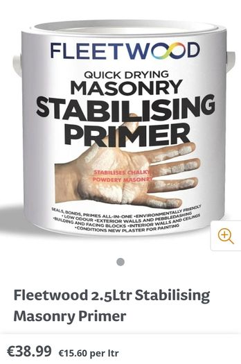 Interior exterior stabilising primer paint