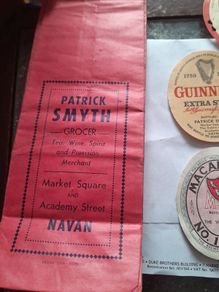 vintage Guinness labels