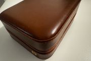 Leather travel watch case