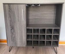 Grey Wine Cabinet