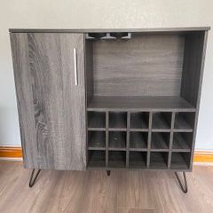 Grey Wine Cabinet