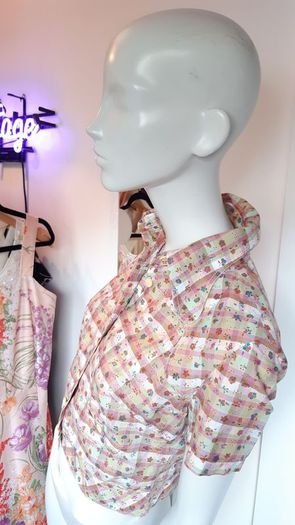 Vintage 70s Swinging London Top