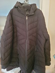 Black Nautica Puffer jacket with hood