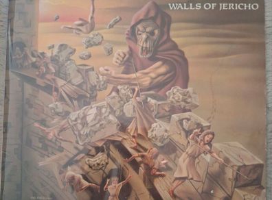 Helloween Walls Of Jericho Combat Records US Pressing 1985 VG+ EX