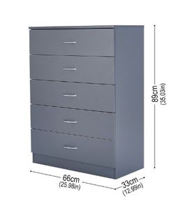 BRAND NEW 5 Drawers Shoe Cabinet Cupboard Shoe Storage Organizer Pull Down Wooden Furniture Unit