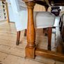 Stunning oak refractory-style dining table with 6 chairs Image 4