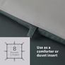 Brand New All-Season Duvet Reversible 300GSM Oeko-TEX Certified Image 3