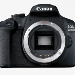 Canon EOS DSLR 2000D Camera Body, Black