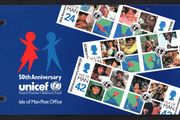 1996 Isle of Man 50th Anniversary of UNICEF Commemorative Stamps Presentation Pack