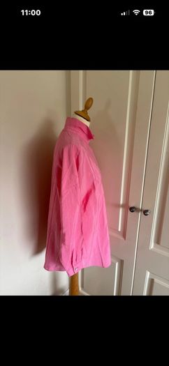 Mint Velvet size 12 coral viscose top