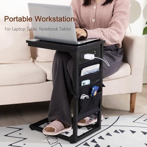 C-Shaped Side Table