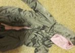 Girls Pretty Grey Coat, skirt detail at end Age 2-3