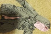 Girls Pretty Grey Coat, skirt detail at end Age 2-3