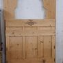 2 X French Antique SLEIGH  Pine Beds Image 3