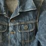 Vintage 1970,s Mustang Denim Jacket S Image 2
