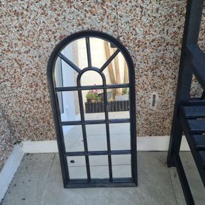 Black Garden Mirror
