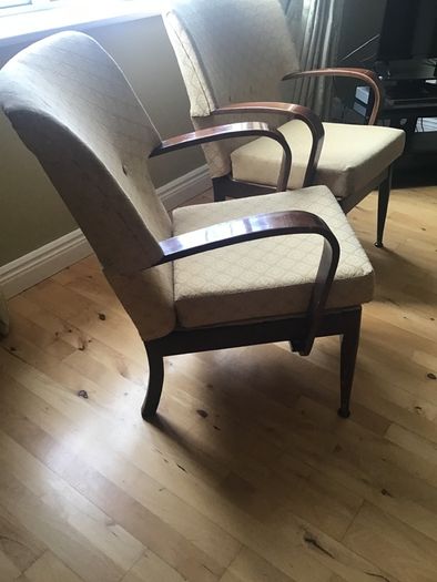 Pair of Retro Mid Century Armchairs