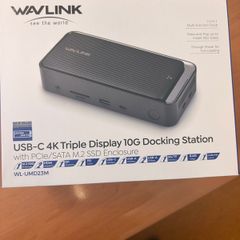 Wav Link triple display 10G USB C docking station
