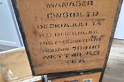 vintage tea chest x3