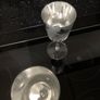 Silver Glass Christmas Candle Holder Image 2