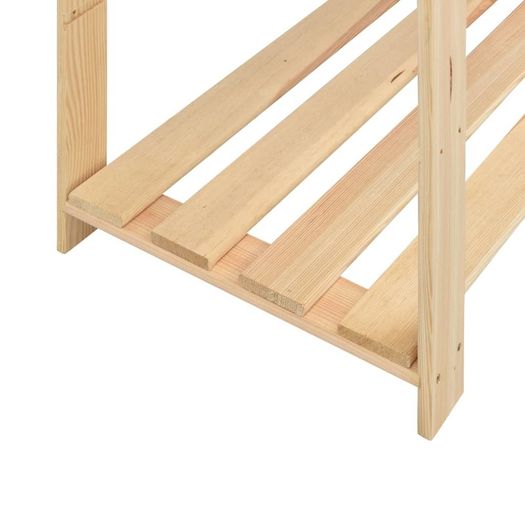 5-Tier Storage Rack 170x38x170 cm Solid Pinewood 500 kg