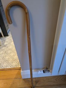 Wooden walking stick