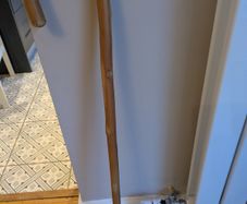 Wooden walking stick
