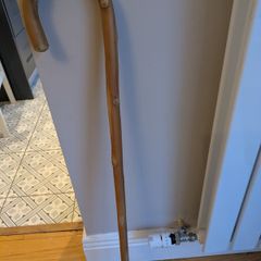 Wooden walking stick