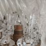 1930's  Brass/Crystal Wall Light. Image 6