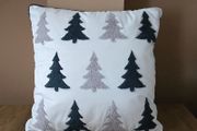Christmas cushion with trees