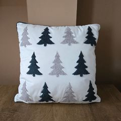 Christmas cushion with trees